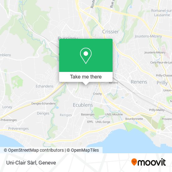 Uni-Clair Sàrl map