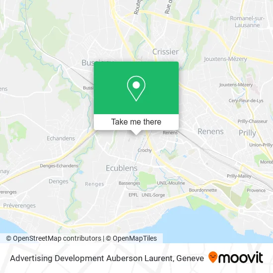 Advertising Development Auberson Laurent map