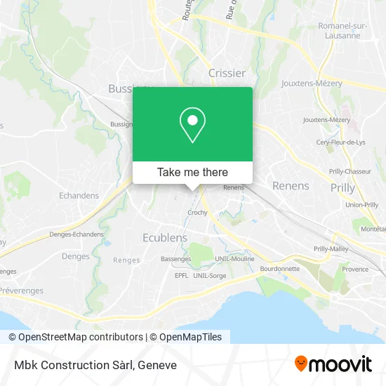 Mbk Construction Sàrl map