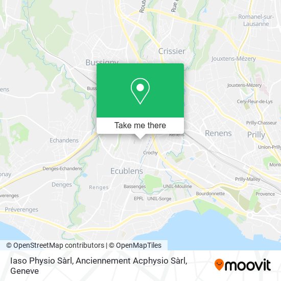 Iaso Physio Sàrl, Anciennement Acphysio Sàrl map