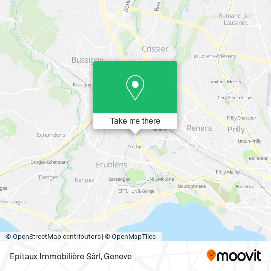 Epitaux Immobilière Sàrl map