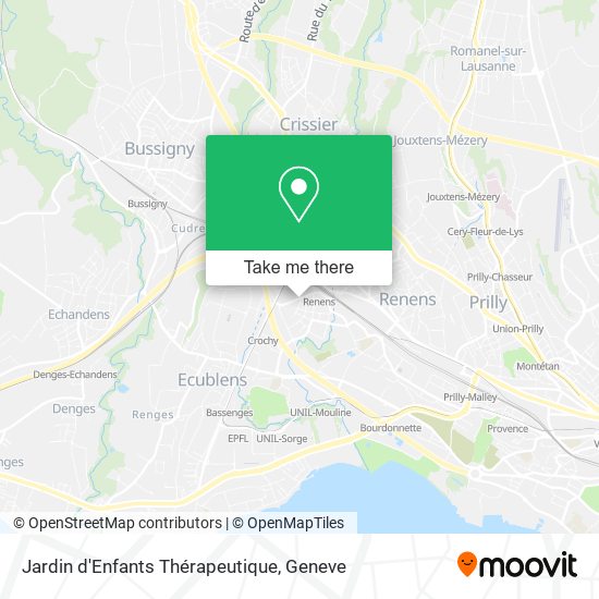 Jardin d'Enfants Thérapeutique map