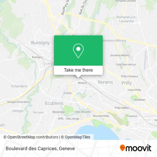 Boulevard des Caprices map