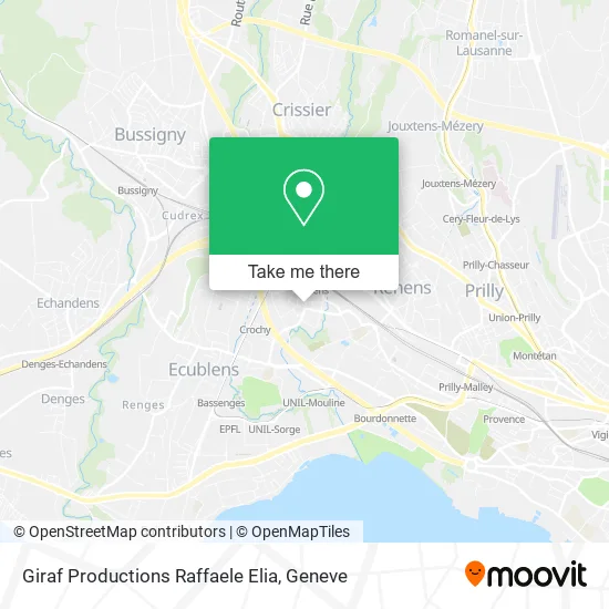 Giraf Productions Raffaele Elia map