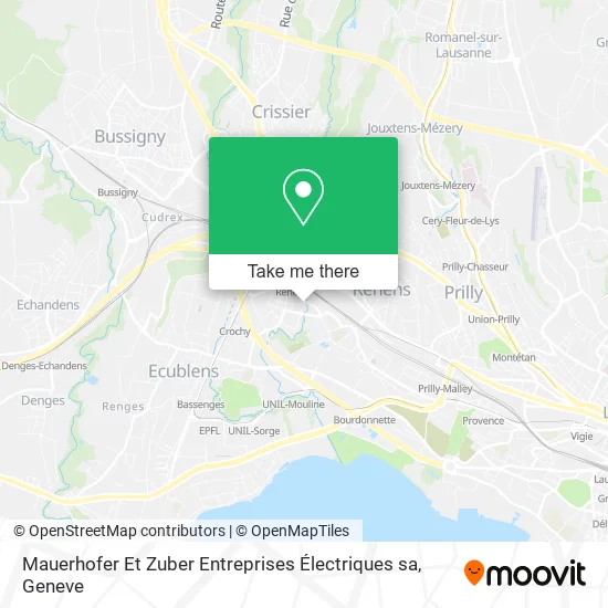 Mauerhofer Et Zuber Entreprises Électriques sa map
