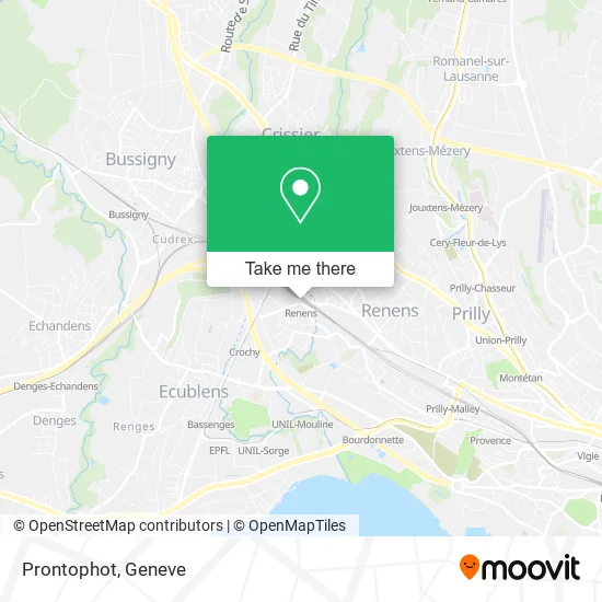 Prontophot map