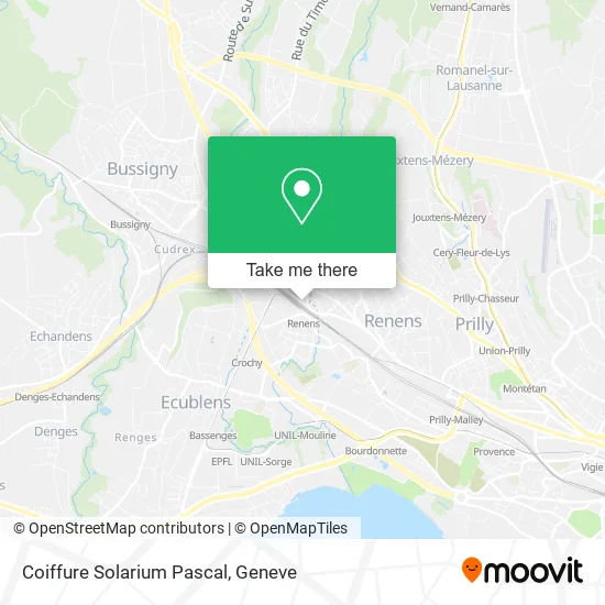 Coiffure Solarium Pascal map