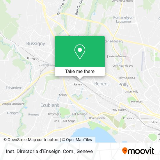 Inst. Directoria d'Enseign. Com. map