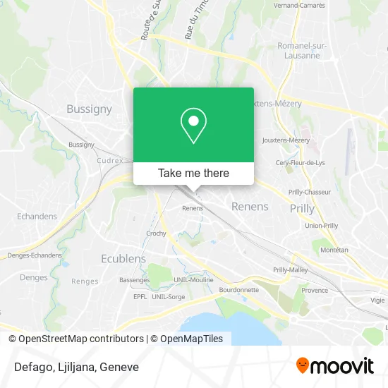 Defago, Ljiljana map