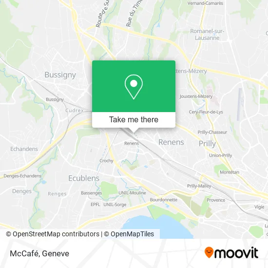McCafé map