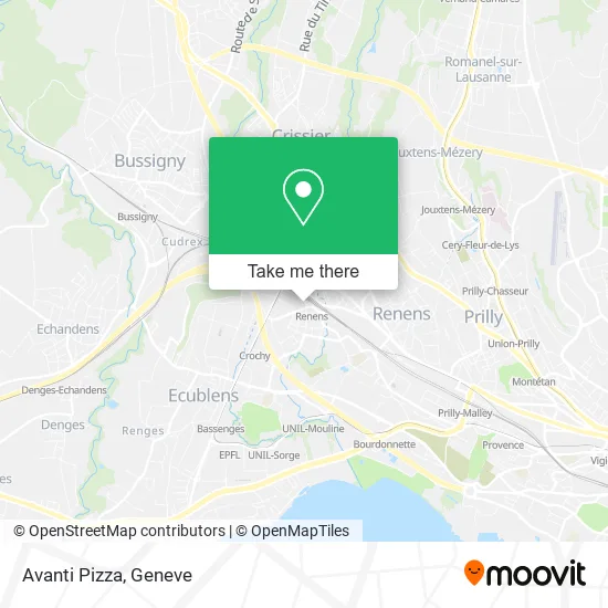 Avanti Pizza plan