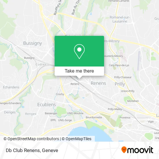 Db Club Renens map