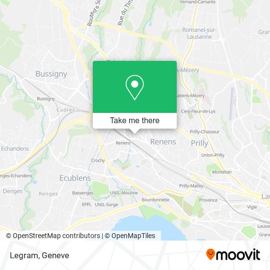Legram map