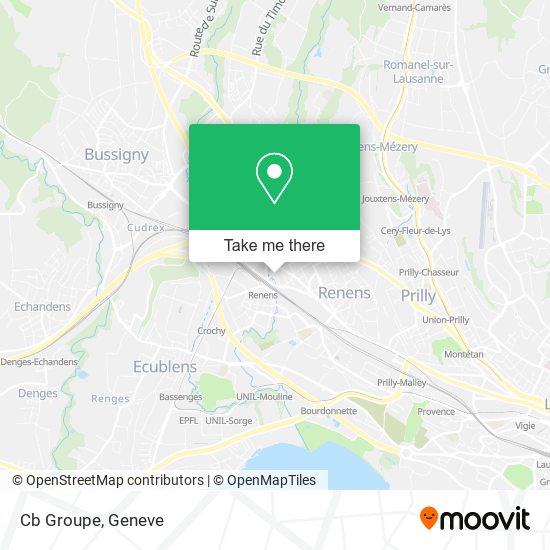 Cb Groupe map