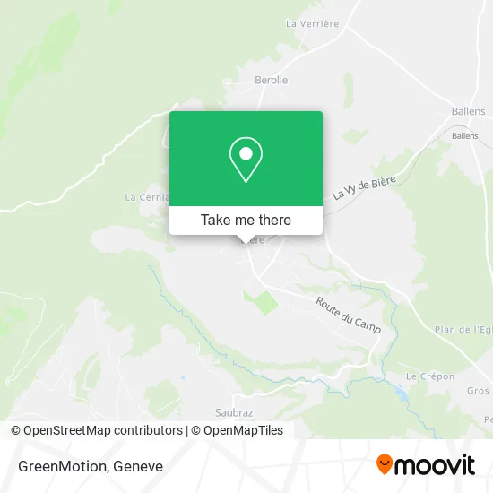 GreenMotion map
