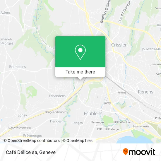 Café Délice sa map