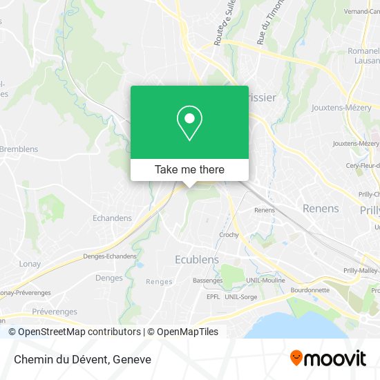 Chemin du Dévent map