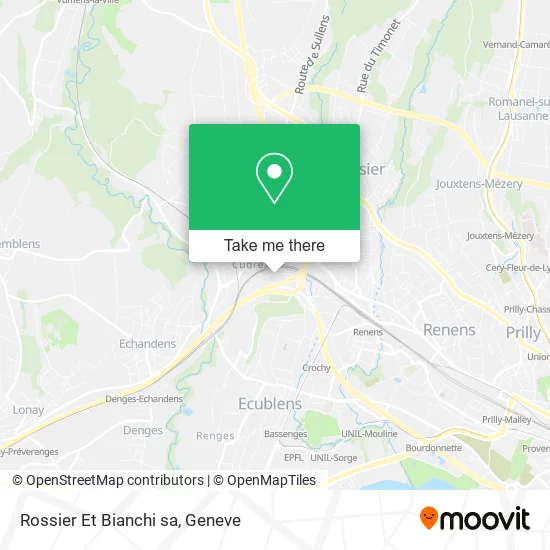 Rossier Et Bianchi sa map