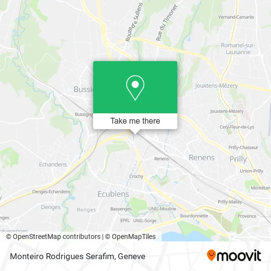 Monteiro Rodrigues Serafim map