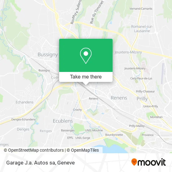 Garage J.a. Autos sa map