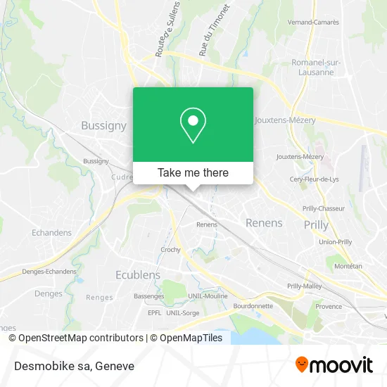 Desmobike sa map