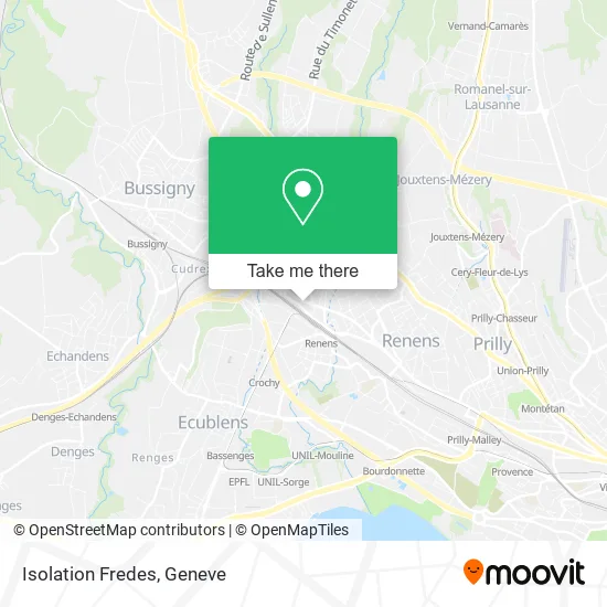 Isolation Fredes map