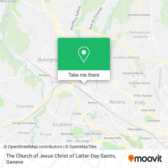 The Church of Jesus Christ of Latter-Day Saints map