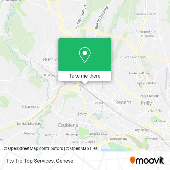 Tts Tip Top Services map