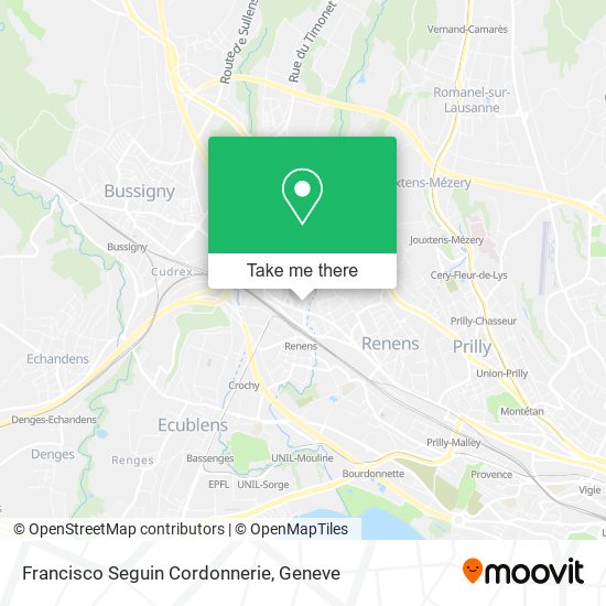 Francisco Seguin Cordonnerie map