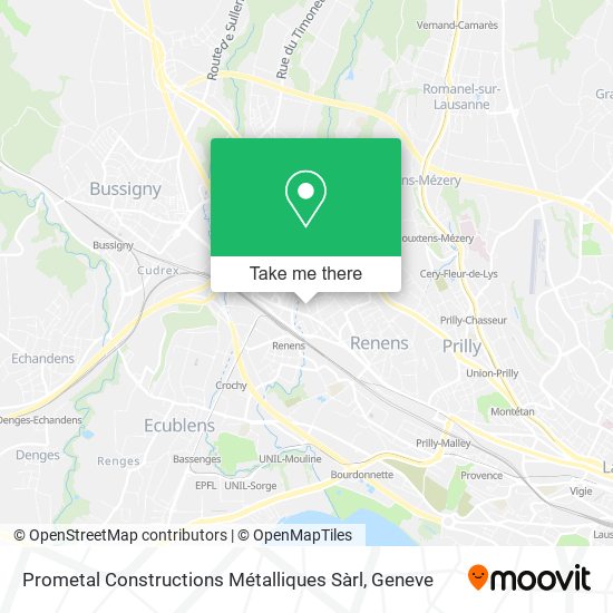 Prometal Constructions Métalliques Sàrl map