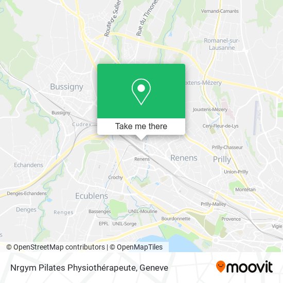 Nrgym Pilates Physiothérapeute map