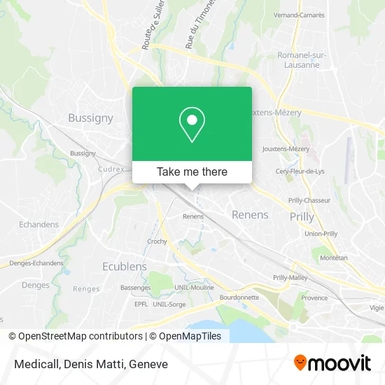 Medicall, Denis Matti map