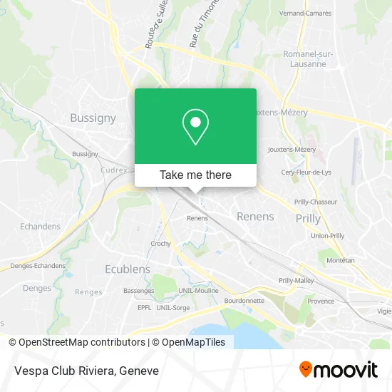 Vespa Club Riviera plan