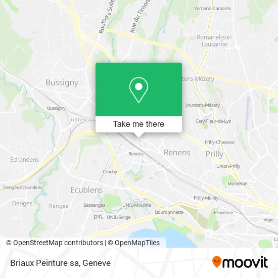 Briaux Peinture sa map