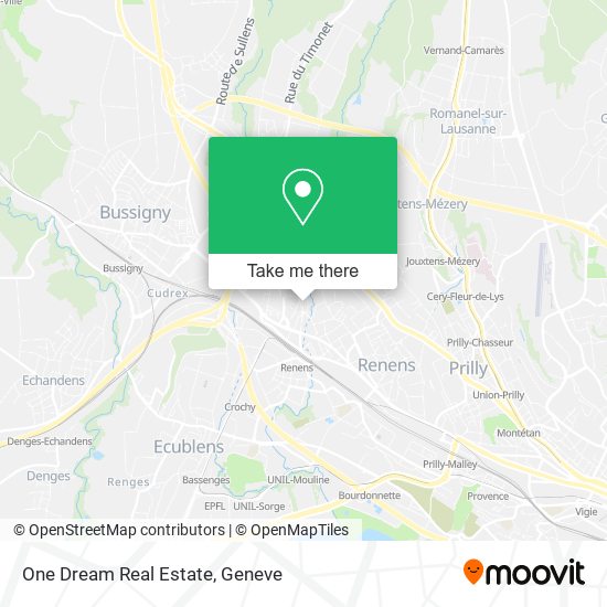 One Dream Real Estate map