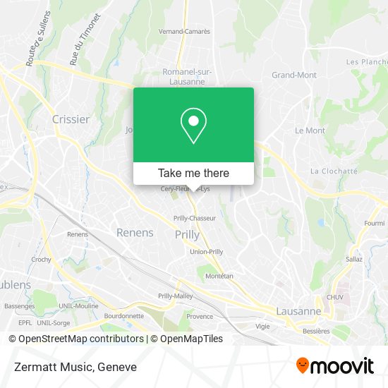 Zermatt Music map