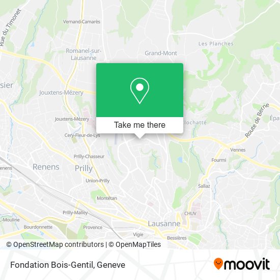 Fondation Bois-Gentil map