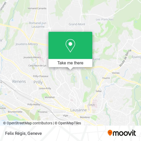 Felix Régis map