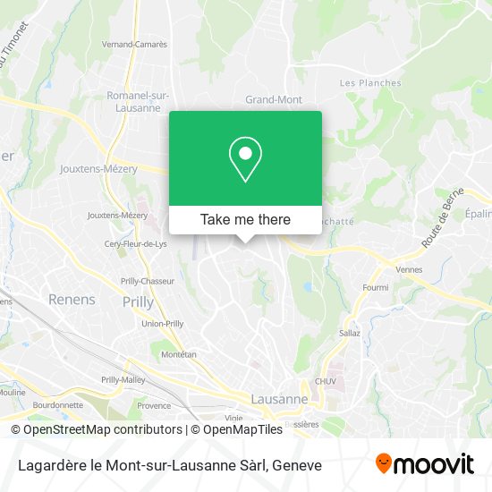 Lagardère le Mont-sur-Lausanne Sàrl map