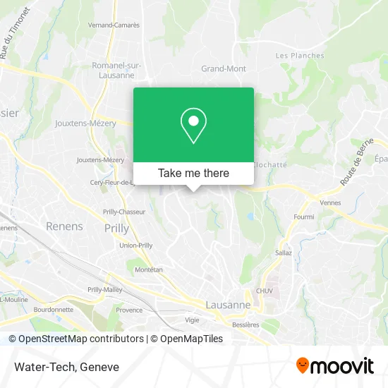 Water-Tech map