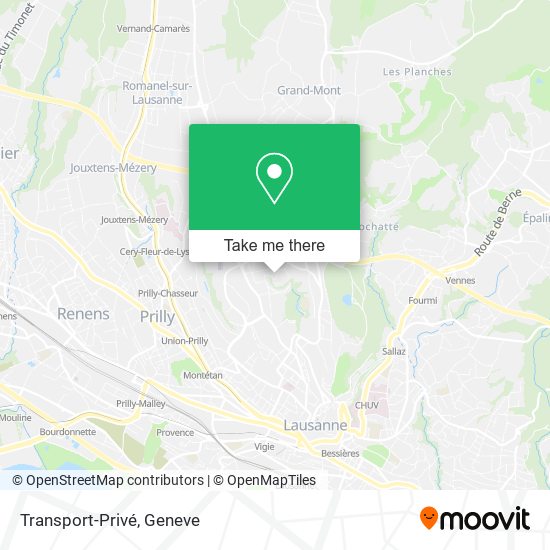 Transport-Privé map