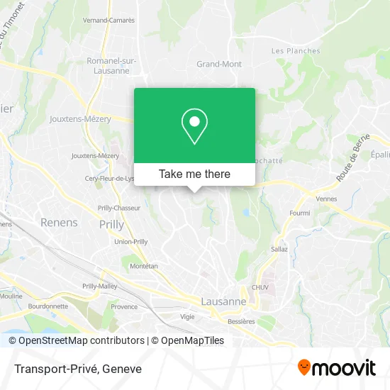 Transport-Privé map