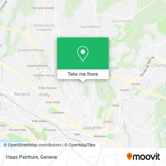 Haas Peinture map