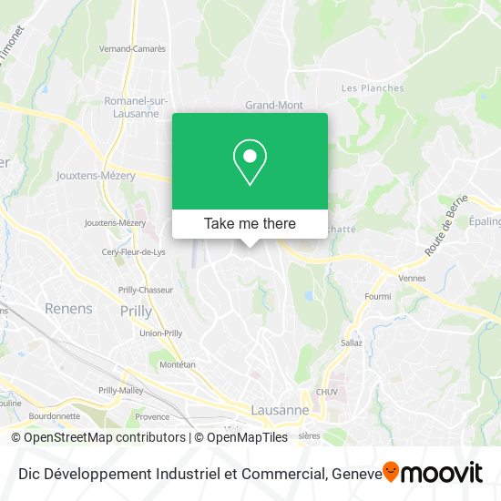 Dic Développement Industriel et Commercial map