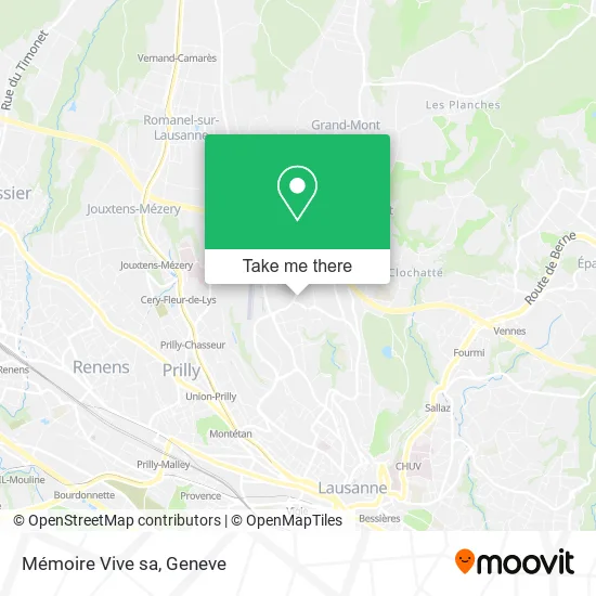 Mémoire Vive sa map