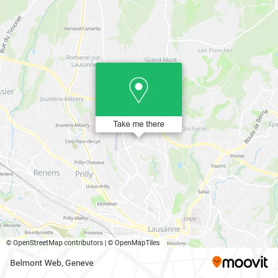 Belmont Web map