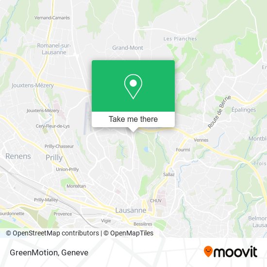 GreenMotion map