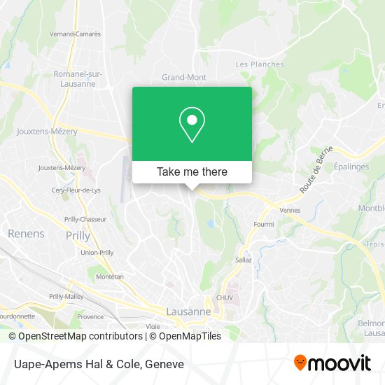 Uape-Apems Hal & Cole map