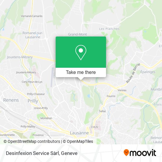 Desinfexion Service Sàrl map