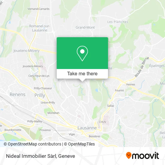 Nideal Immobilier Sàrl map